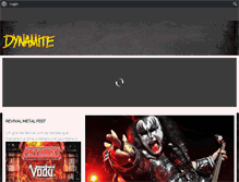Tablet Screenshot of dynamite.com.br